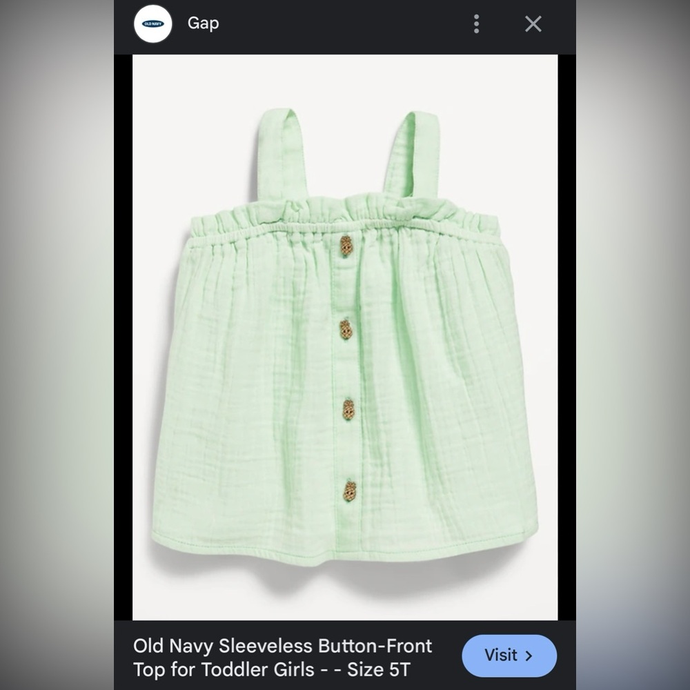Old Navy Tank Set